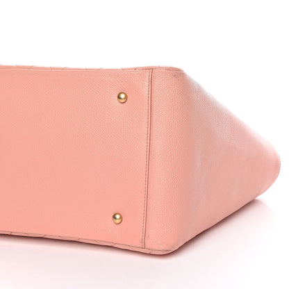 Chanel Caviar Quilted Grand Timeless Tote GTT Pink 15 of 19