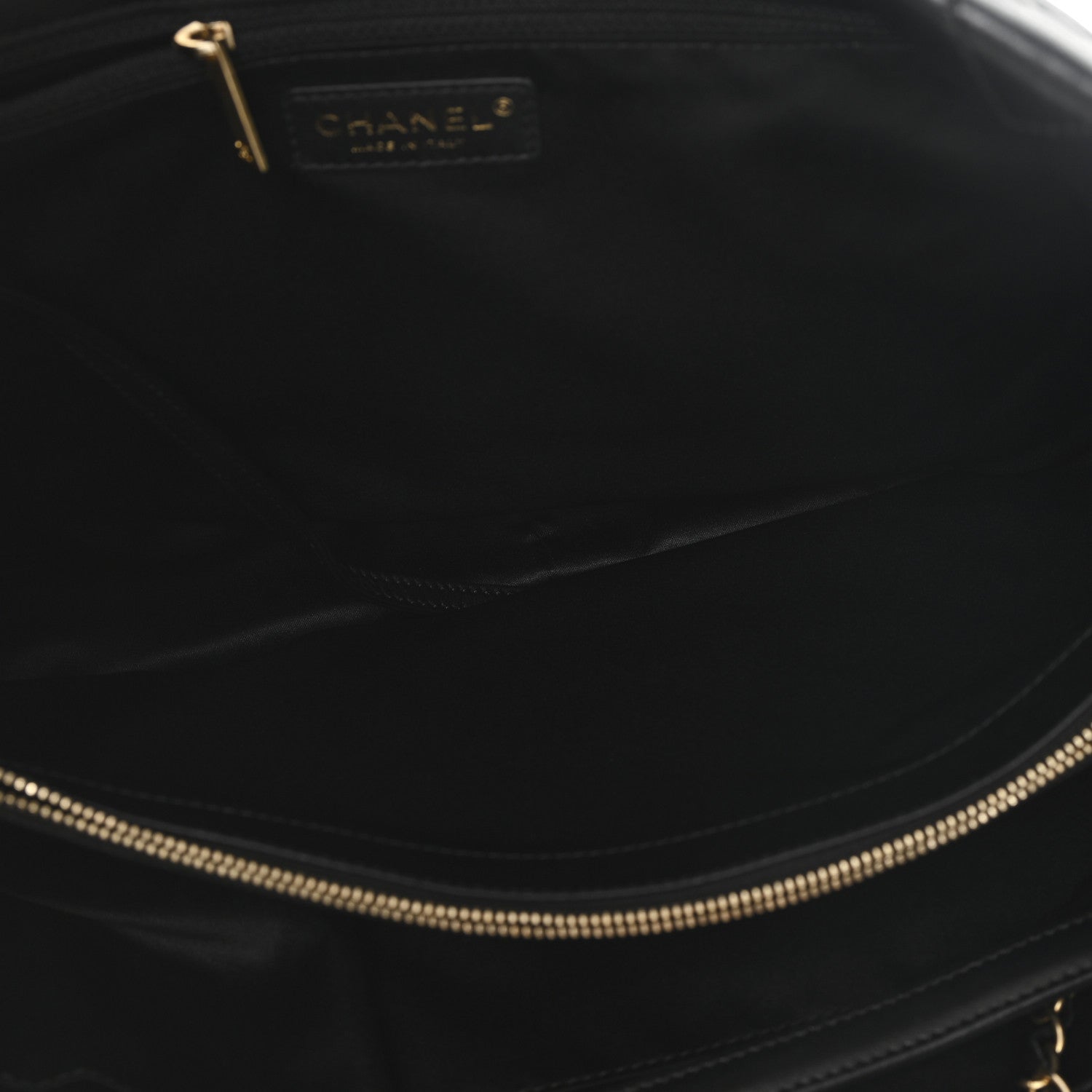 Chanel Lambskin Quilted Large Tote Black 5 of 10