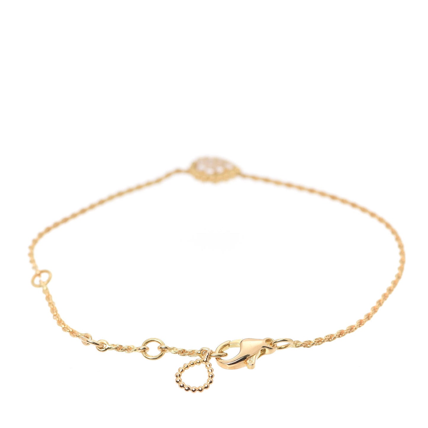 18K Yellow Gold Diamond XS Serpent Boheme Bracelet