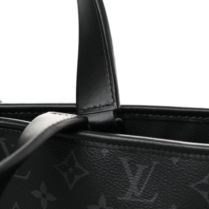 Louis Vuitton Monogram Eclipse Saumur Tote Black 10 of 10