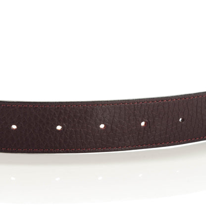Louis Vuitton Taurillon Calfskin 30mm LV Initiales Reversible Belt 90 36 Burgundy 4 of 6