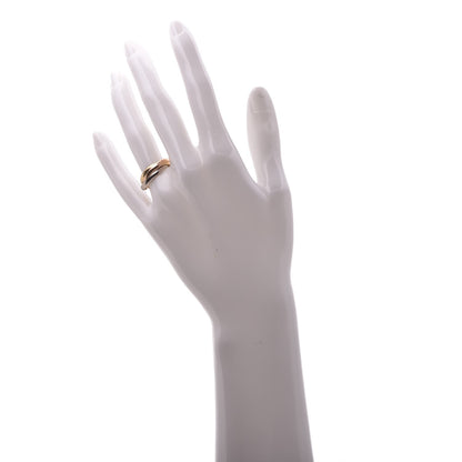 Cartier 18K Pink Yellow White Gold Small Trinity Ring 53 6.25 2 of 7
