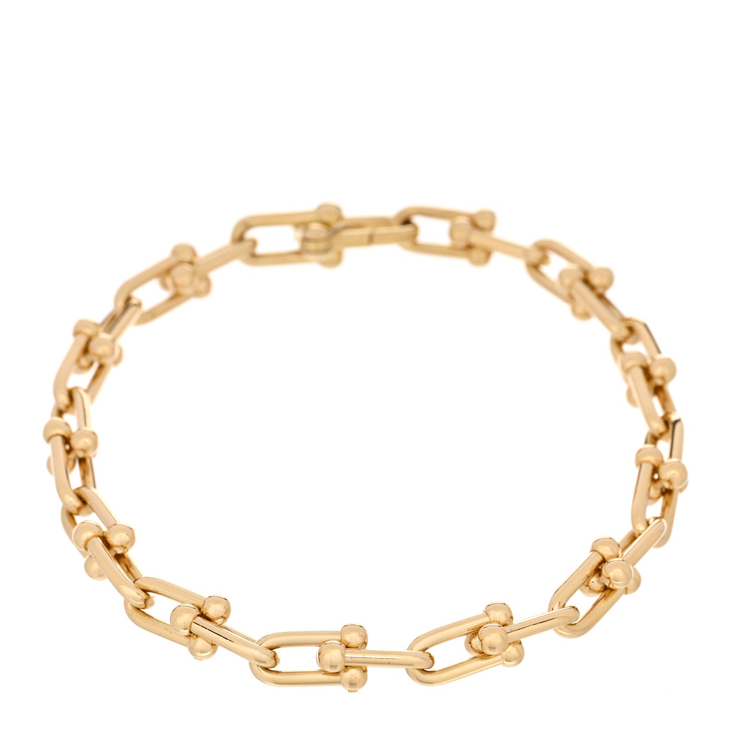 Tiffany 18K Yellow Gold Small HardWear Link Bracelet 1 of 4