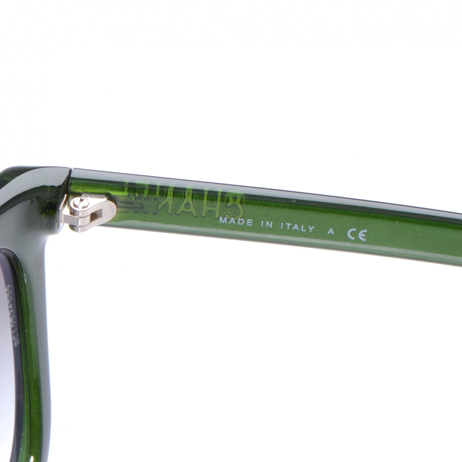 Chanel Cat Eye Chain Sunglasses 6041 Green 4 of 4