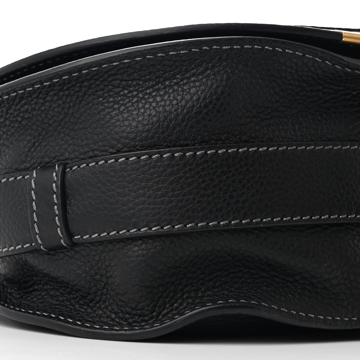 Chloe Calfskin Medium Marcie Round Crossbody Bag Black 10 of 13
