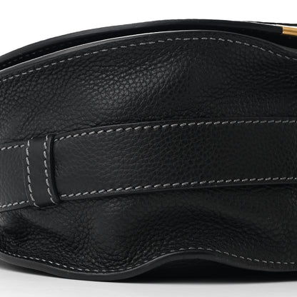 Chloe Calfskin Medium Marcie Round Crossbody Bag Black 10 of 13