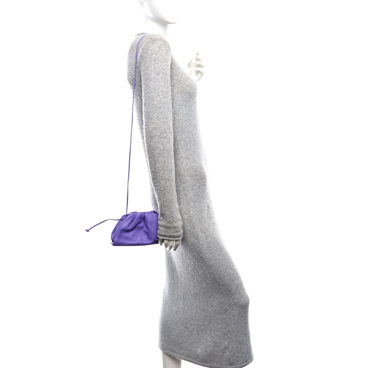 Bottega Veneta Butter Calfskin The Mini Pouch Purple 2 of 10