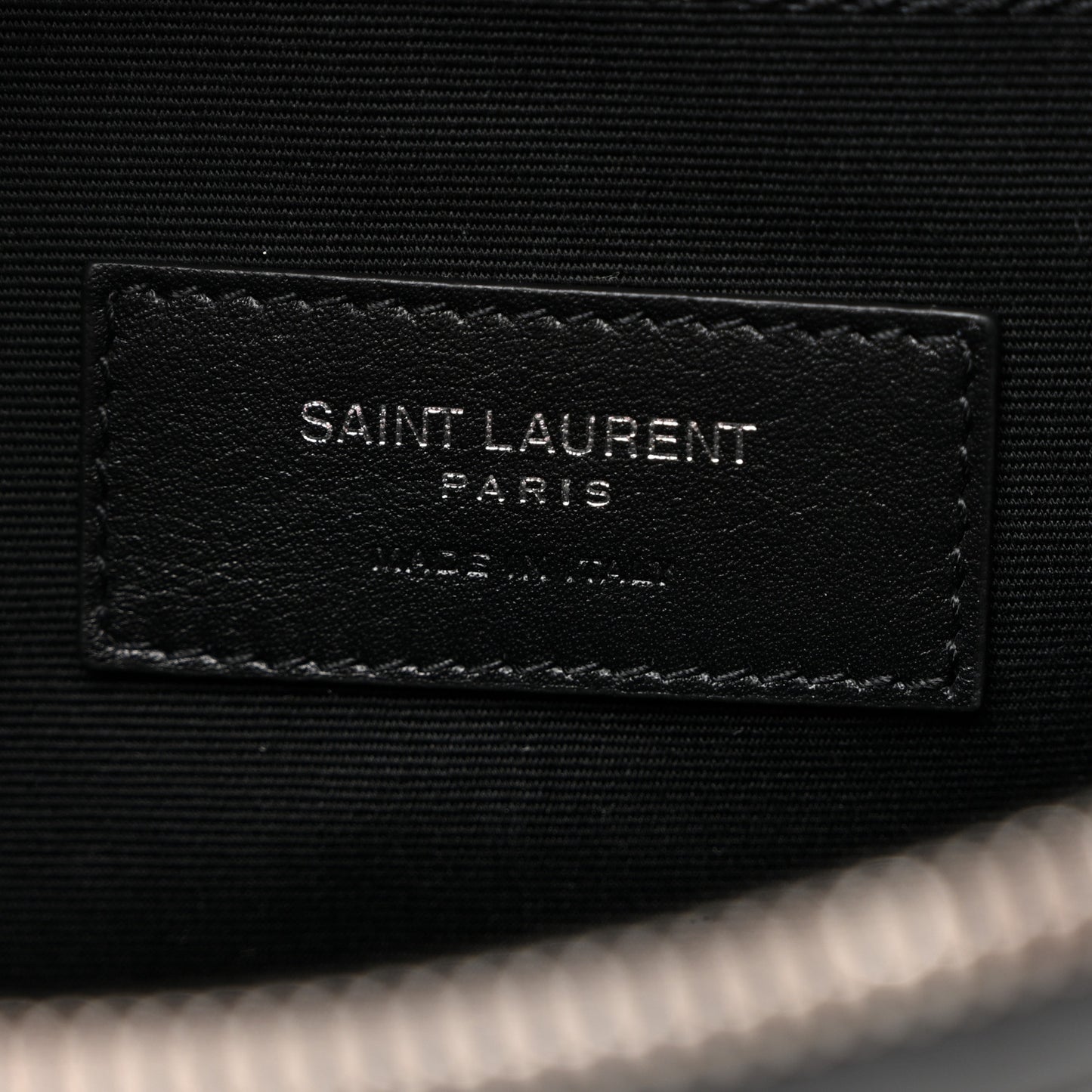 Lambskin Monogram Belt Bag  Black