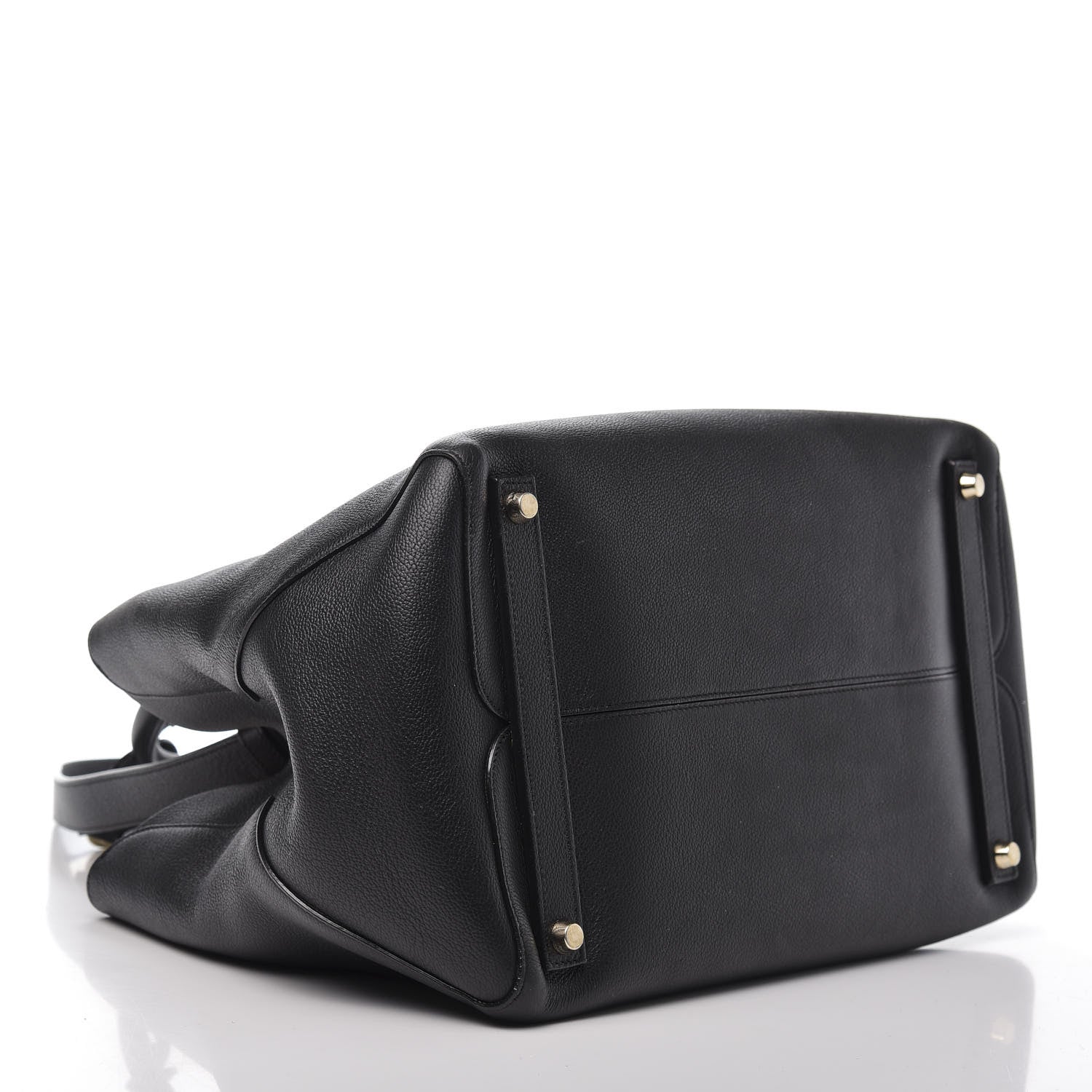 Christian Dior Supple Grained Calfskin Large Open Bar Tote Black 4 of 10