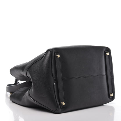 Christian Dior Supple Grained Calfskin Large Open Bar Tote Black 4 of 10