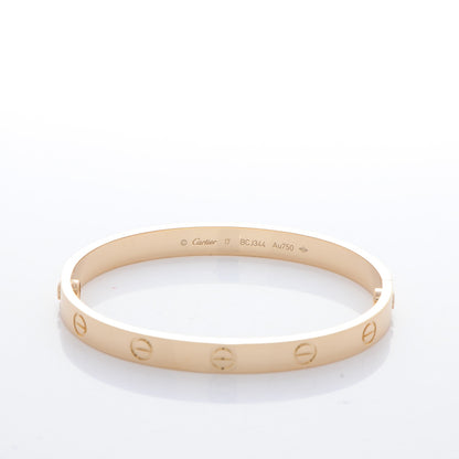 Cartier 18K Yellow Gold LOVE Bracelet 17 3 of 8