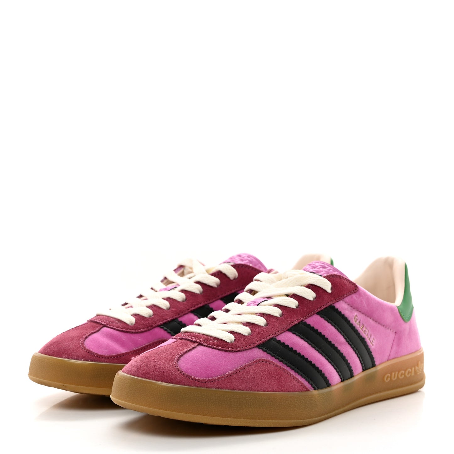 X ADIDAS Softy Velvet Suede Madeira Demetra Mens Gazelle Sneakers 8 Peonia Rose Blossom Black New Shamarock