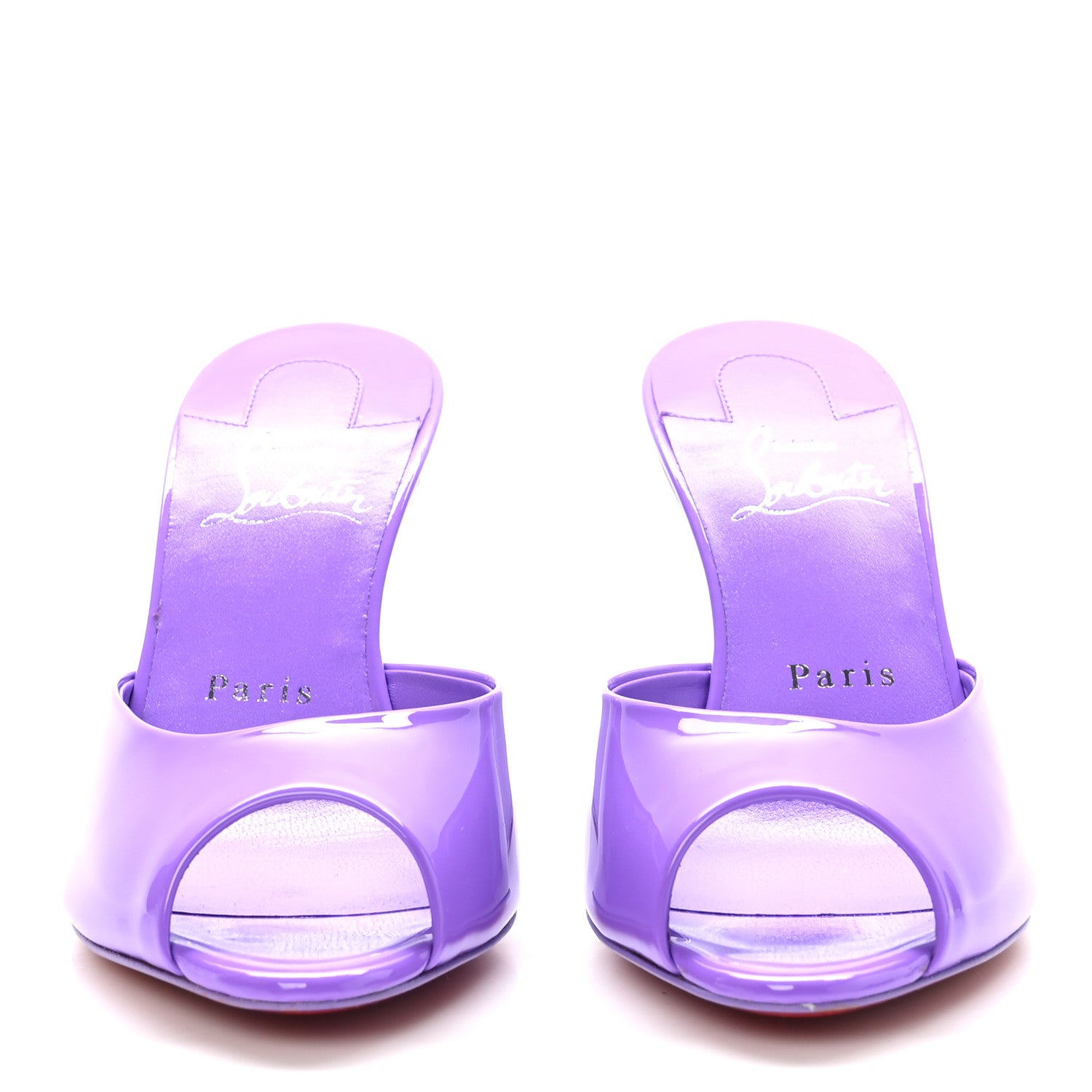 Christian Louboutin Patent Me Dolly Zeppa 85 Sandals 36 Frou Frou 2 of 8