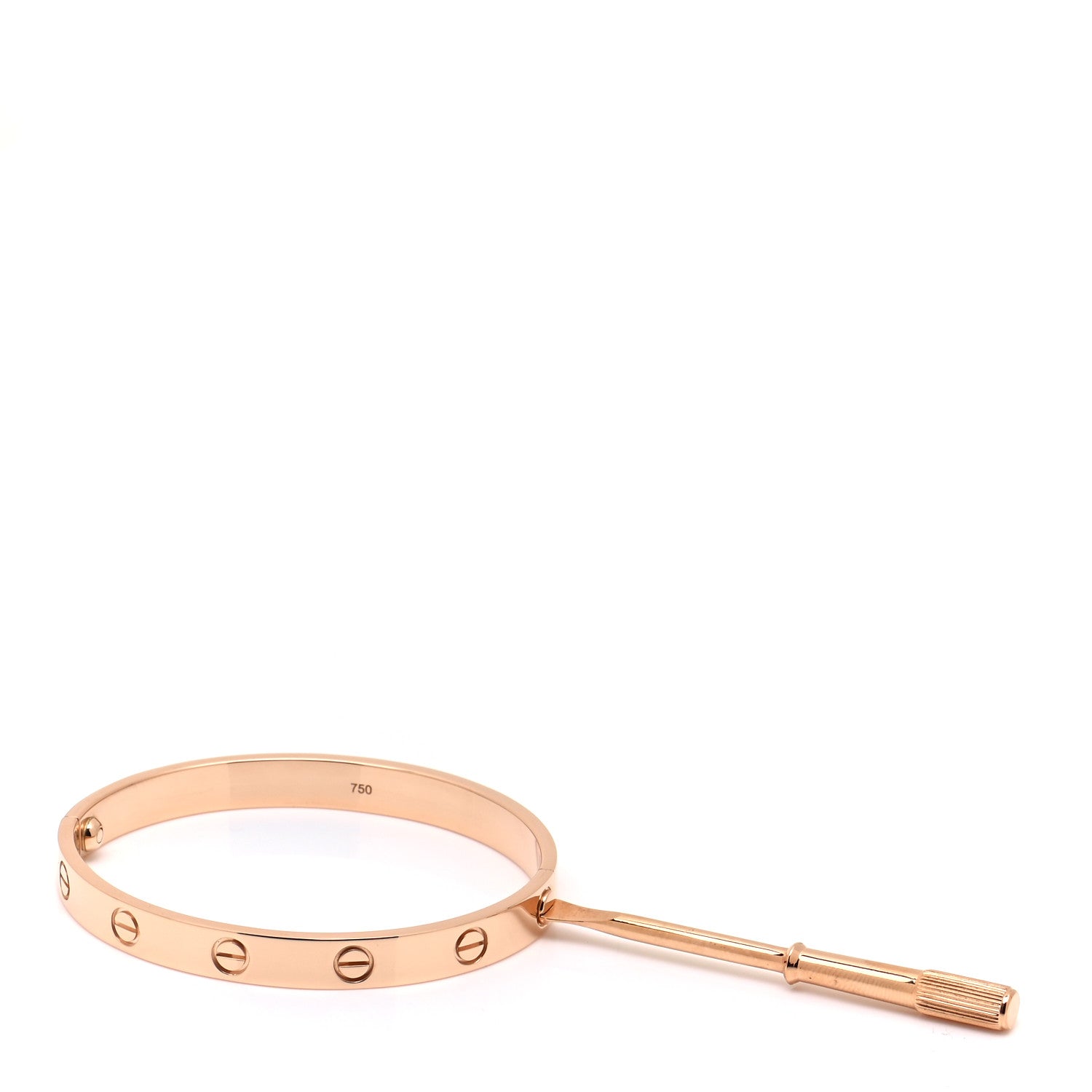 Cartier 18K Pink Gold LOVE Bracelet 16 6 of 8