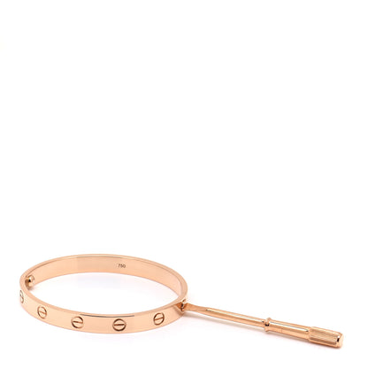 Cartier 18K Pink Gold LOVE Bracelet 16 6 of 8