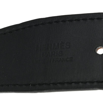Hermes Box 32mm Quizz H Belt 85 Black Gold 4 of 6