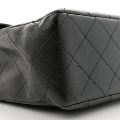 Chanel Lambskin Quilted Jumbo Single Flap Black 9 of 14