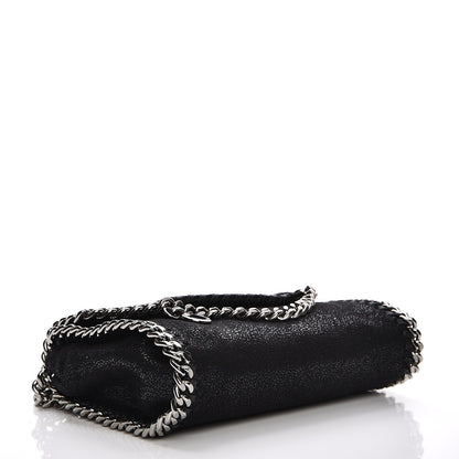 Stella McCartney Shaggy Deer Tiny Fold Over Falabella Tote Black 4 of 8