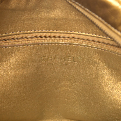 Chanel Patent Medium Luxe Ligne Bowler Gold 6 of 13