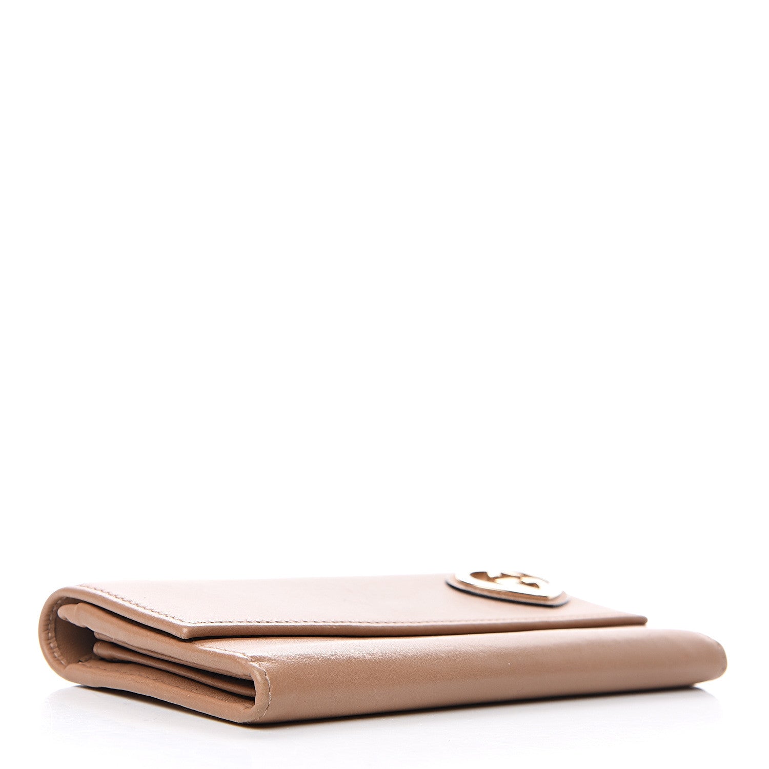 Gucci Calfskin Lovely Heart Continental Wallet Rose Beige 3 of 11