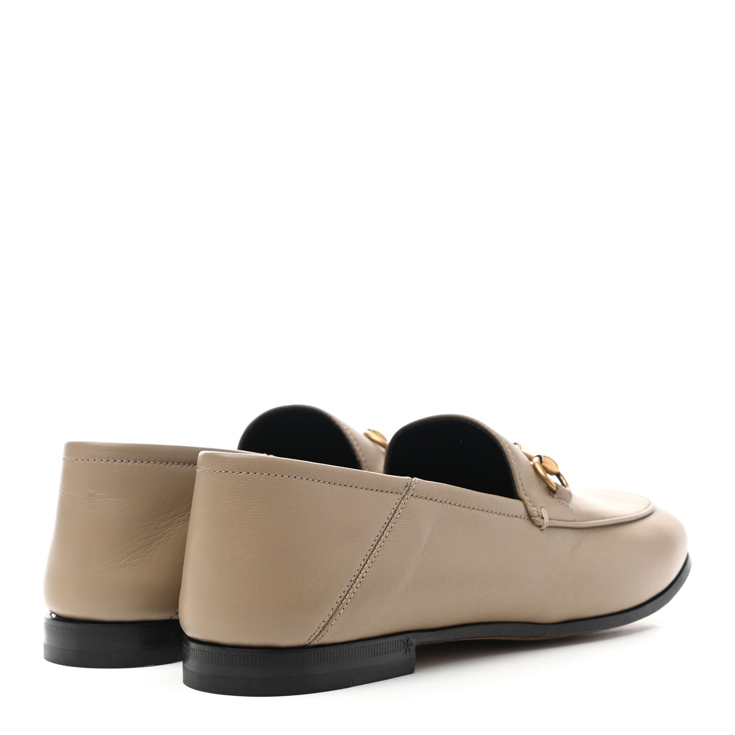 Lambskin Womens Brixton Horsebit Loafers 37 Mud