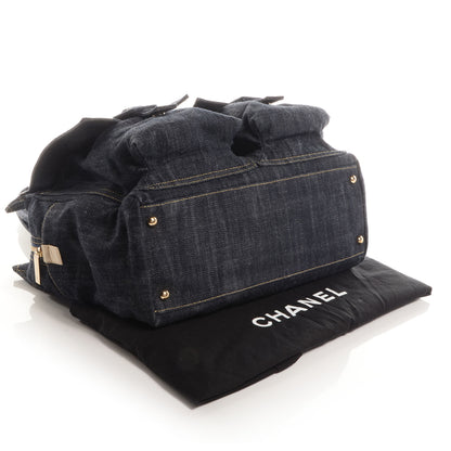 Chanel Denim CC Double Pocket Shoulder Bag 4 of 7
