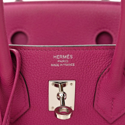 Hermes Togo Birkin 25 Rose Pourpre 6 of 11