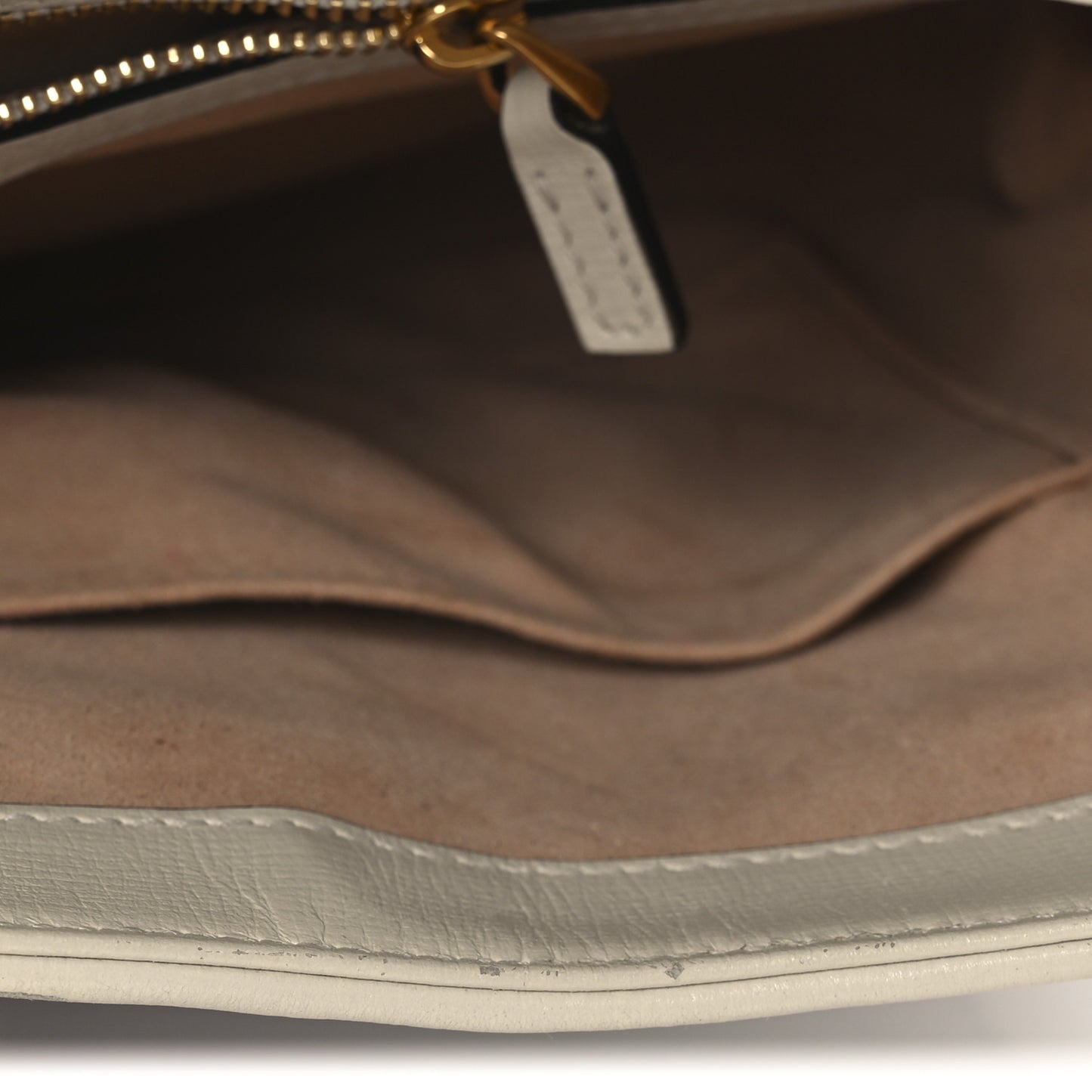 GG Supreme Monogram Azalea Calfskin Web Small Jackie 1961 Hobo Beige Ebony Mystic White