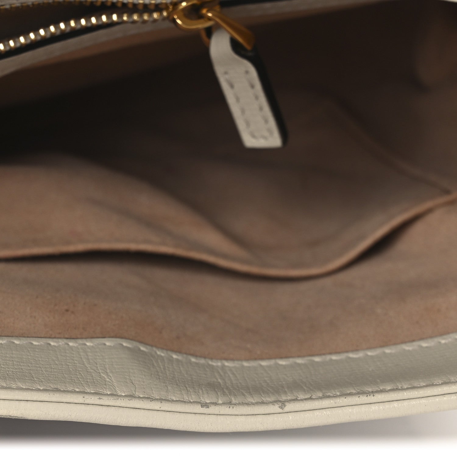 Gucci GG Supreme Monogram Azalea Calfskin Web Small Jackie 1961 Hobo Beige Ebony Mystic White 14 of 14