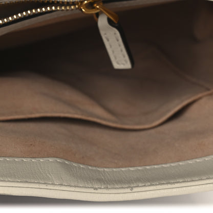 Gucci GG Supreme Monogram Azalea Calfskin Web Small Jackie 1961 Hobo Beige Ebony Mystic White 14 of 14