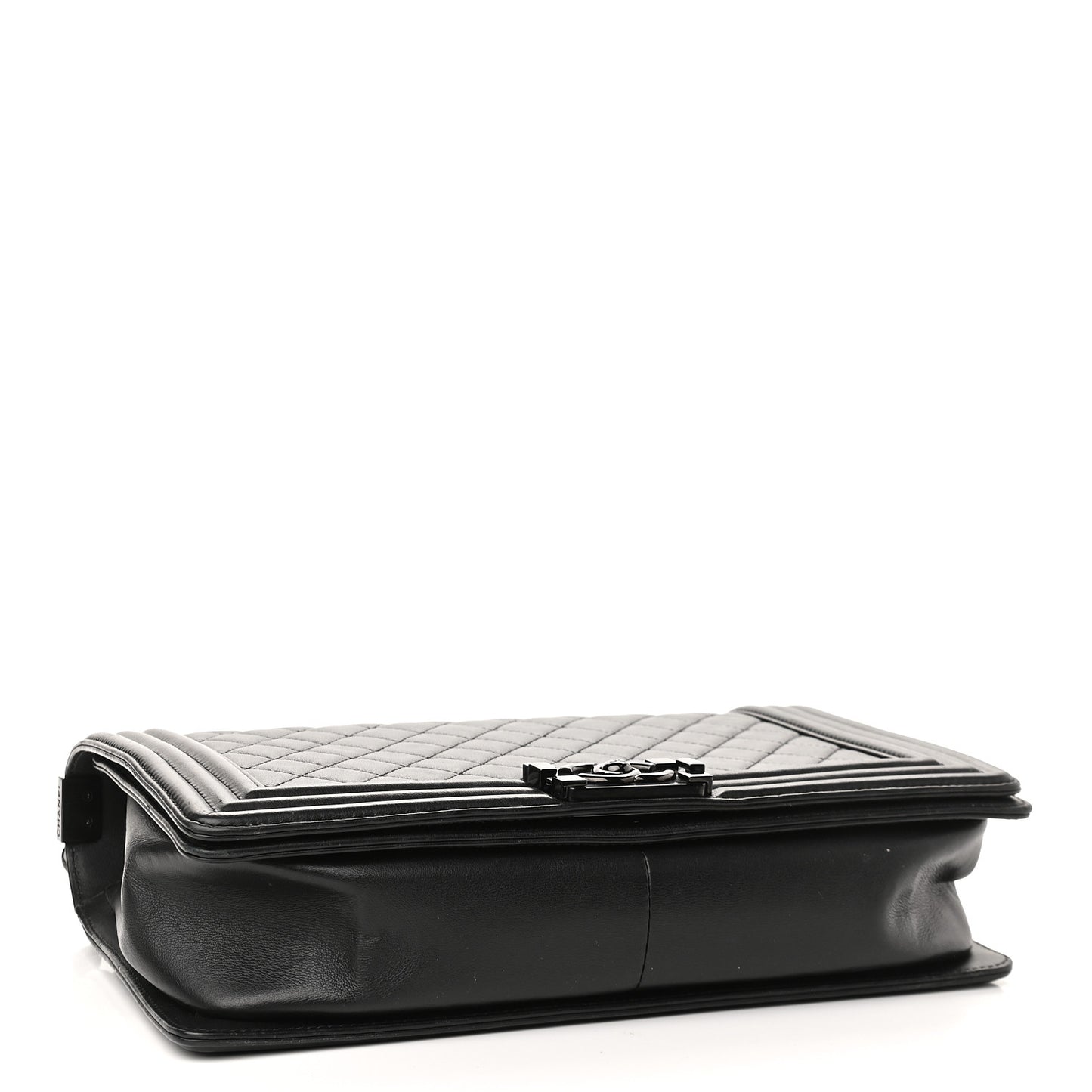 Calfskin Quilted New Medium Boy Flap So Black