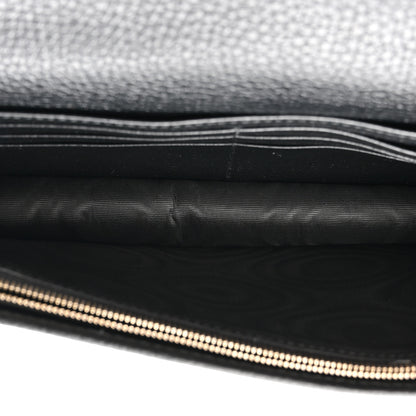 Gucci Pebbled Calfskin Soho Wallet On Chain Black 5 of 10
