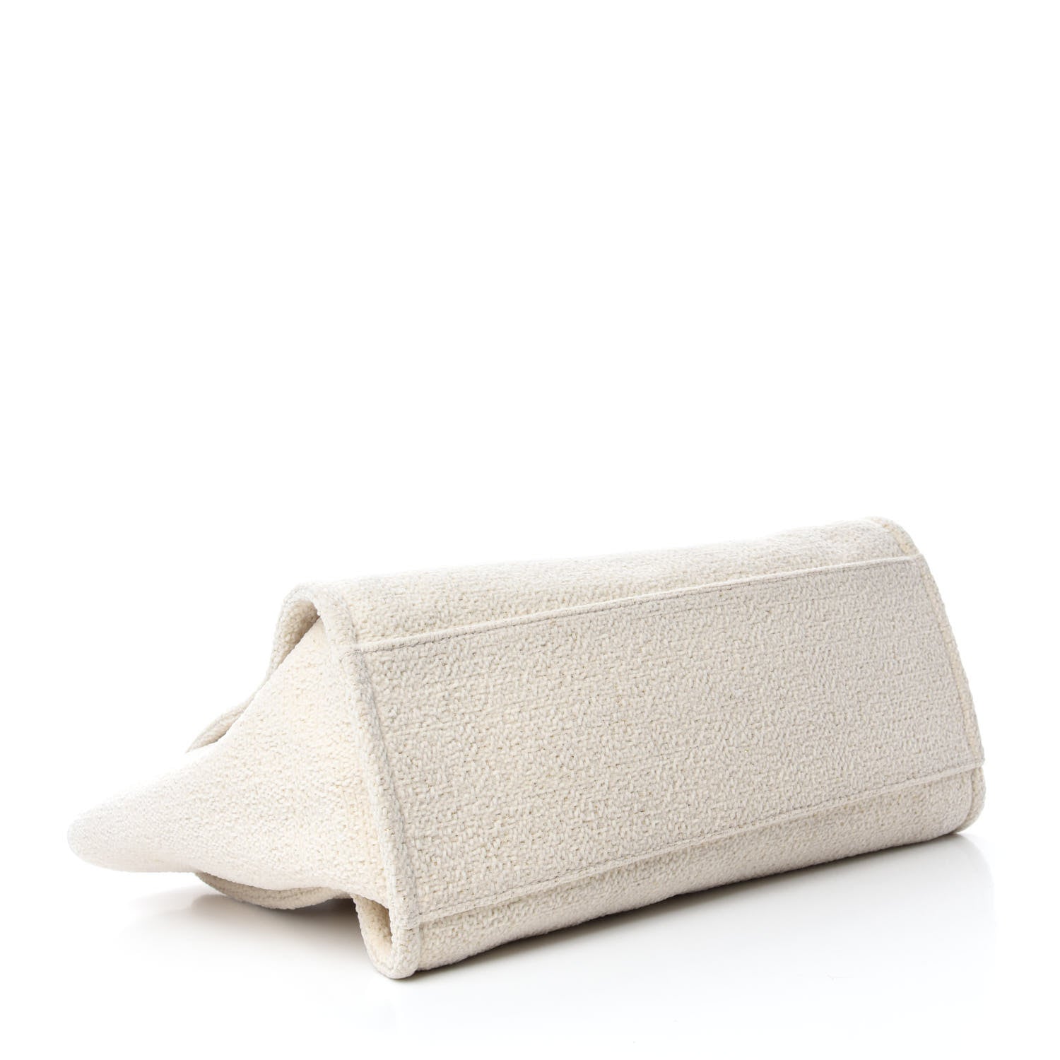 Chanel Lurex Boucle Medium Deauville Tote White 4 of 10