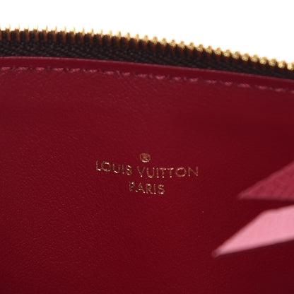 Louis Vuitton Monogram Felicie Chain Wallet Zippered Insert Fuchsia 6 of 6