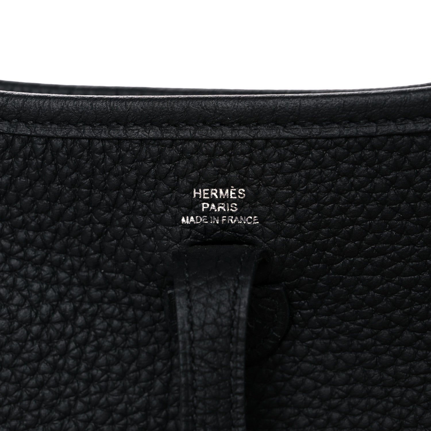 Hermes Taurillon Clemence Evelyne TPM Black 6 of 10