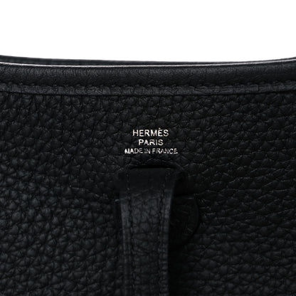 Hermes Taurillon Clemence Evelyne TPM Black 6 of 10