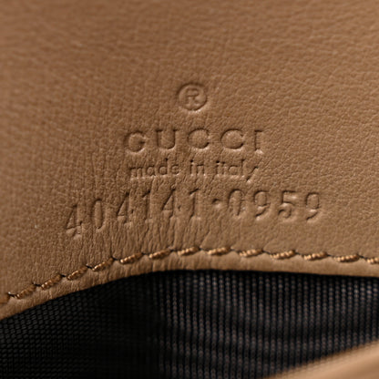 Gucci GG Supreme Monogram Dionysus Chain Clutch Wallet Beige Taupe 6 of 9