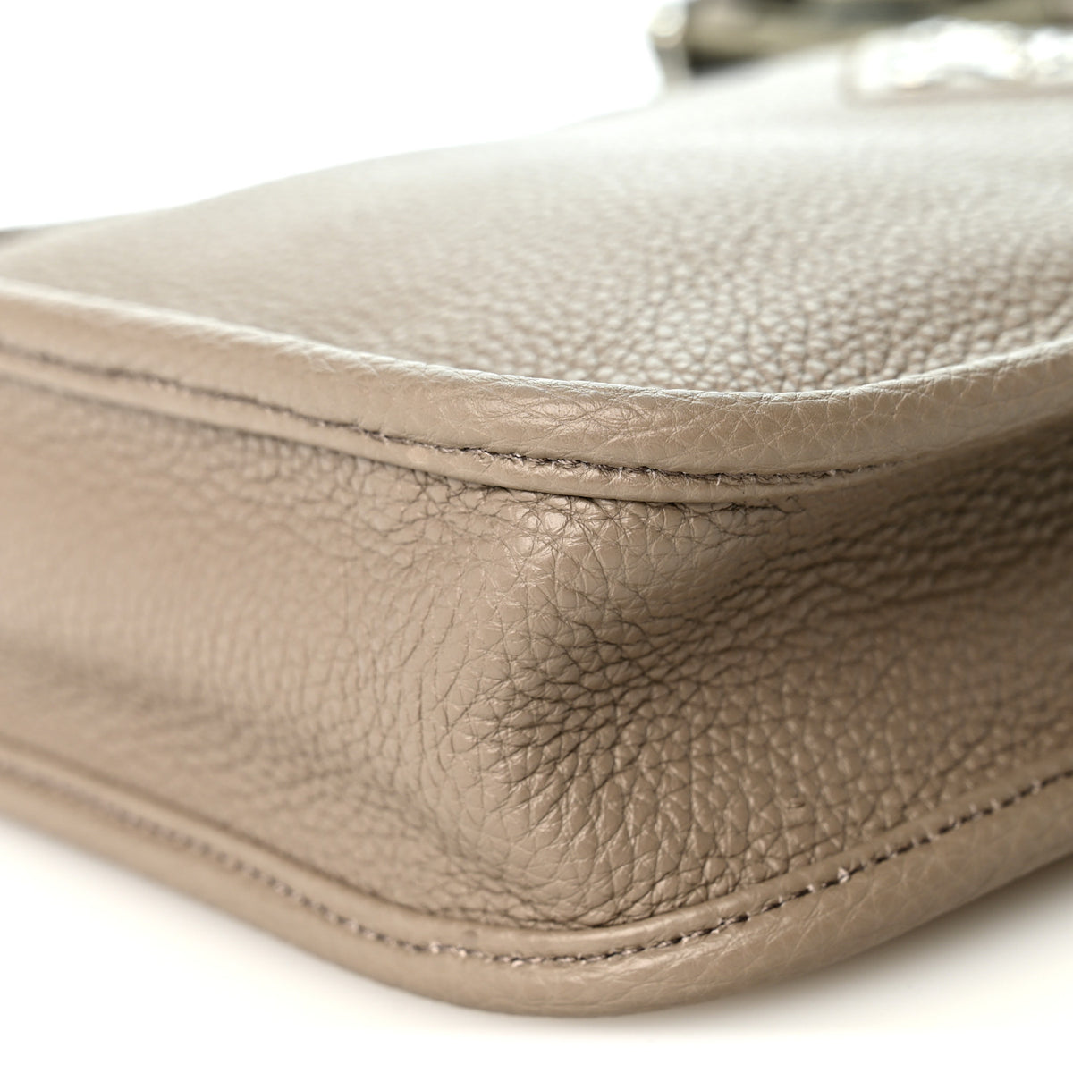 Vitello Daino Soft Mini Hobo Messenger Bag Argilla