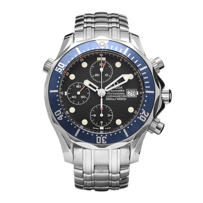 Omega Stainless Steel 42mm Seamaster 300M Chronograph Diver Automatic Watch Blue 2599.80.00 1 of 7