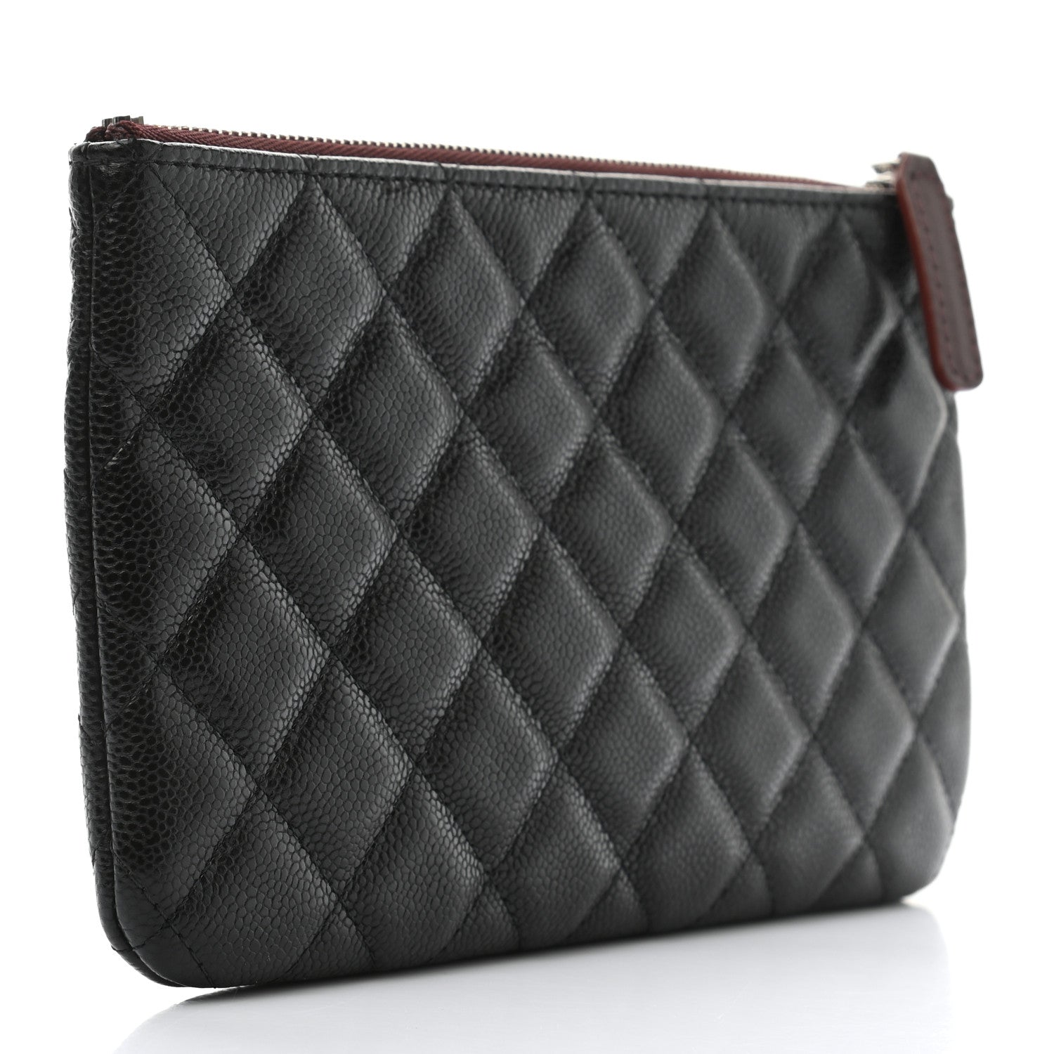 Chanel Caviar Quilted Cosmetic Case Black 3 of 8
