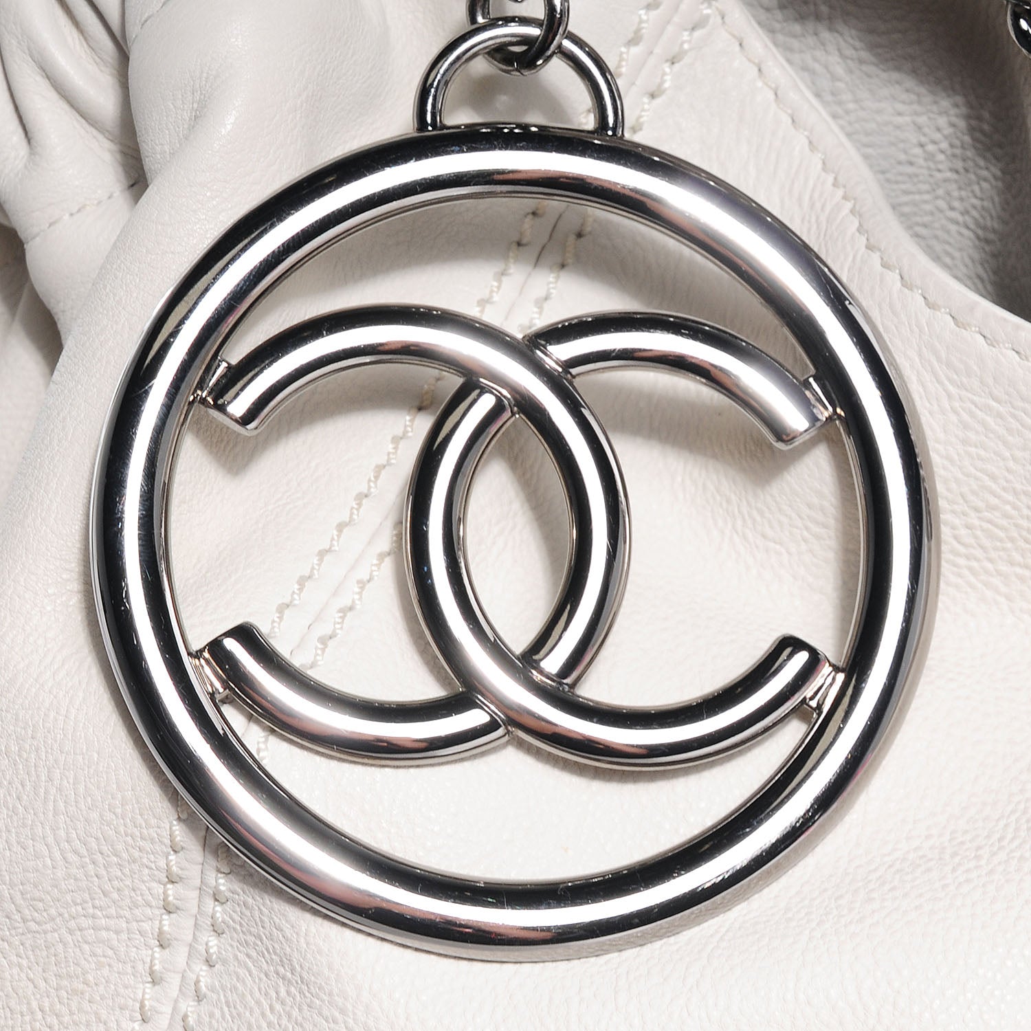 Chanel Calfskin Baby Coco Cabas White 5 of 7