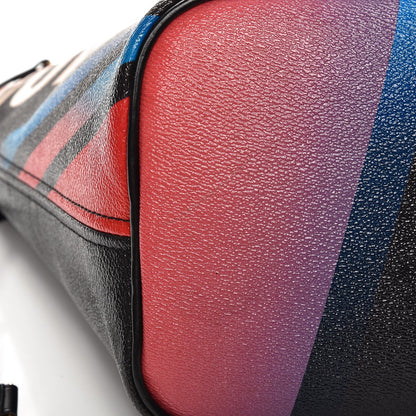 Louis Vuitton Damier Race Neverfull MM Noir Rouge 9 of 14