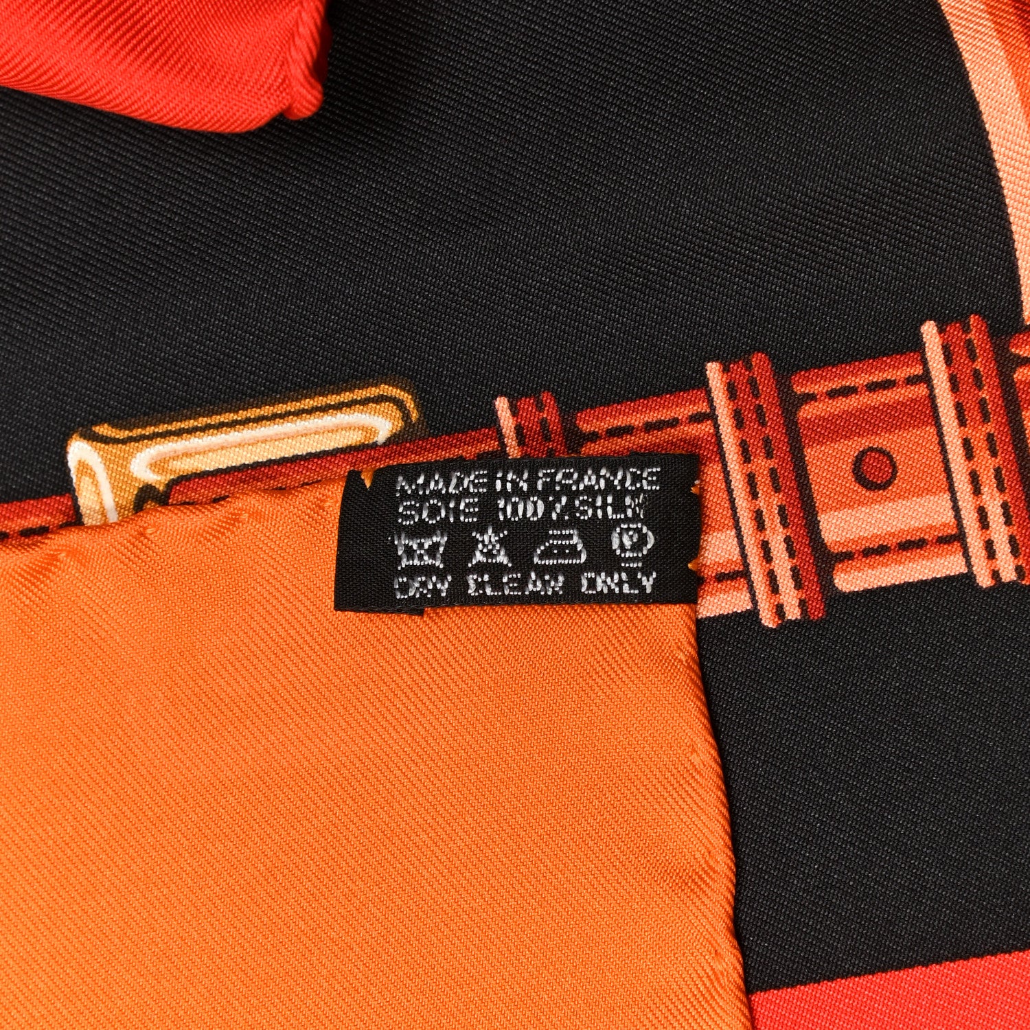 Hermes Silk Clic Clac Tattoo Scarf 90 3 of 5