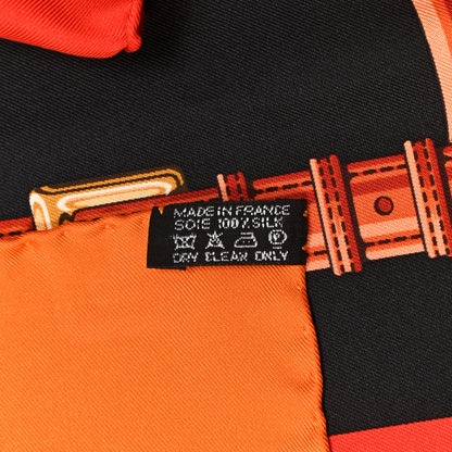 Hermes Silk Clic Clac Tattoo Scarf 90 3 of 5