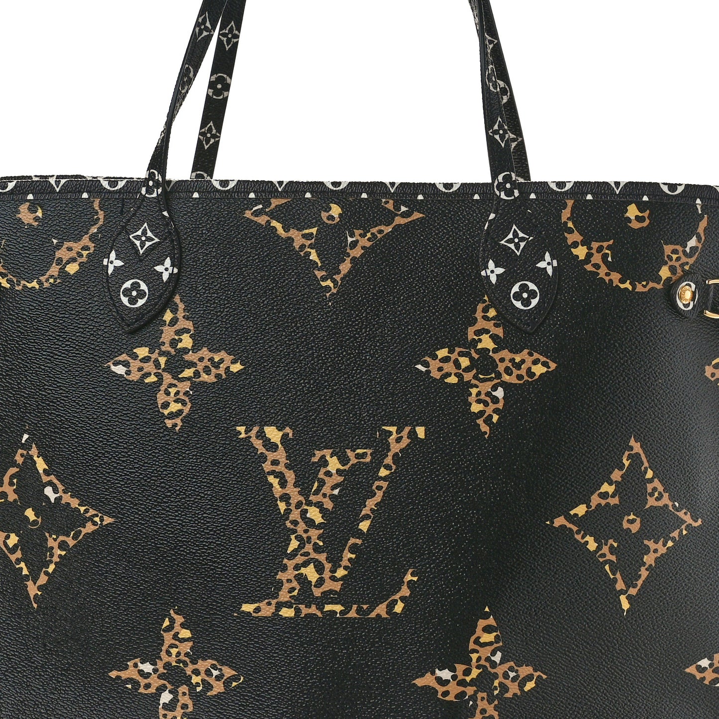 Monogram Giant Jungle Neverfull MM Black