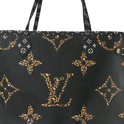 Louis Vuitton Monogram Giant Jungle Neverfull MM Black 7 of 9