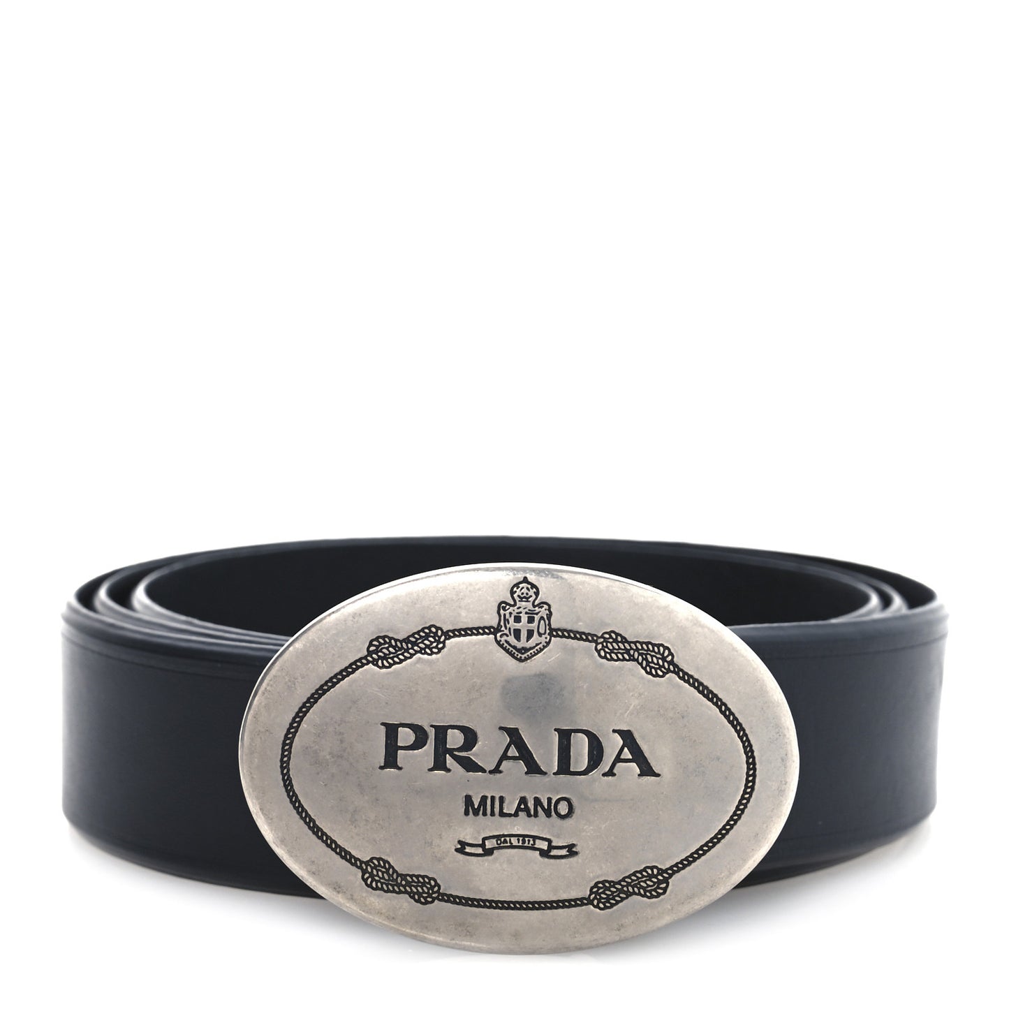 Saffiano Buckle Belt 110 44 Black