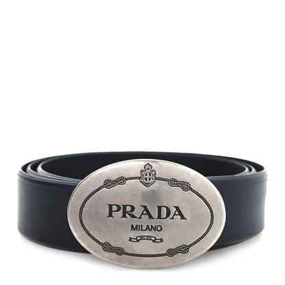 Prada Saffiano Buckle Belt 110 44 Black 1 of 6