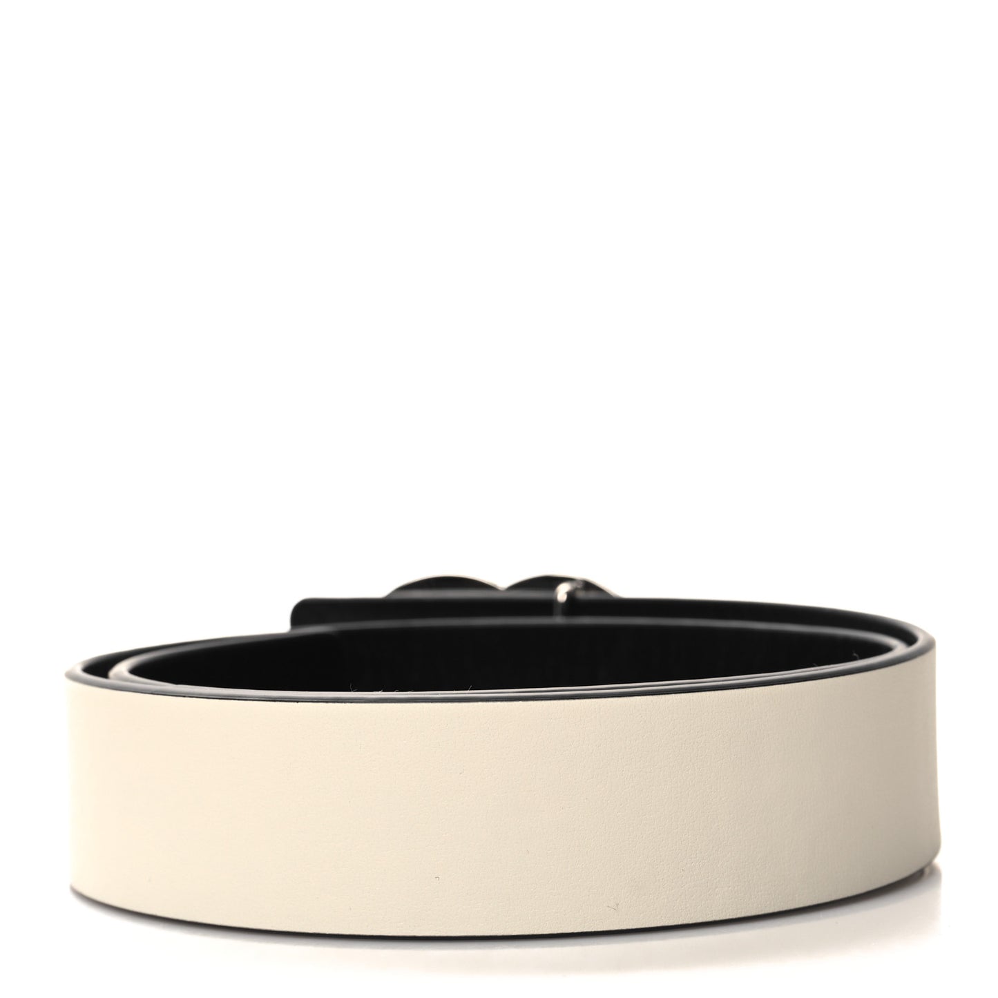 Calfskin CC Reversible Belt 75 30 Black White