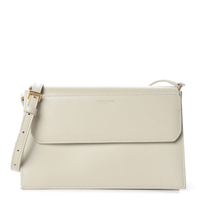 Saint Laurent Smooth Calfskin Catherine Crossbody Off White 1 of 9